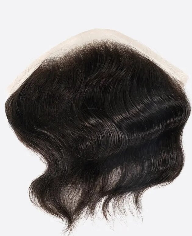 Lace Frontal Partial Hair Piece For Men’s Receding Hairline